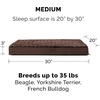 image:imageFurhaven Replacement Dog Bed Cover WaterResistant IndoorOutdoor Logo Print Oxford Polycanvas Mattress Washable  Deep Lagoon Jumbo XLargeChocolate