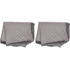 image:imageFurhaven Replacement Dog Bed Cover WaterResistant IndoorOutdoor Logo Print Oxford Polycanvas Mattress Washable  Deep Lagoon Jumbo XLargeConvertible Quilt Top Gray
