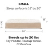 image:imageFurhaven Replacement Dog Bed Cover WaterResistant IndoorOutdoor Logo Print Oxford Polycanvas Mattress Washable  Deep Lagoon Jumbo XLargeCream