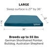image:imageFurhaven Replacement Dog Bed Cover WaterResistant IndoorOutdoor Logo Print Oxford Polycanvas Mattress Washable  Deep Lagoon Jumbo XLargeDeep Lagoon