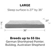 image:imageFurhaven Replacement Dog Bed Cover WaterResistant IndoorOutdoor Logo Print Oxford Polycanvas Mattress Washable  Deep Lagoon Jumbo XLargeGray