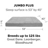 image:imageFurhaven Replacement Dog Bed Cover WaterResistant IndoorOutdoor Logo Print Oxford Polycanvas Mattress Washable  Deep Lagoon Jumbo XLargeGray