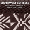 image:imageFurhaven Replacement Dog Bed Cover WaterResistant IndoorOutdoor Logo Print Oxford Polycanvas Mattress Washable  Deep Lagoon Jumbo XLargePlush  Kilim Southwest Espresso