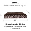 image:imageFurhaven Replacement Dog Bed Cover WaterResistant IndoorOutdoor Logo Print Oxford Polycanvas Mattress Washable  Deep Lagoon Jumbo XLargePlush  Kilim Southwest Espresso
