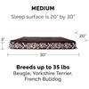 image:imageFurhaven Replacement Dog Bed Cover WaterResistant IndoorOutdoor Logo Print Oxford Polycanvas Mattress Washable  Deep Lagoon Jumbo XLargePlush  Kilim Southwest Espresso
