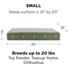 image:imageFurhaven Replacement Dog Bed Cover WaterResistant IndoorOutdoor Logo Print Oxford Polycanvas Mattress Washable  Deep Lagoon Jumbo XLargeSherpa  Paw Print Flannel Jade Green
