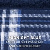 image:imageFurhaven Replacement Dog Bed Cover WaterResistant IndoorOutdoor Logo Print Oxford Polycanvas Mattress Washable  Deep Lagoon Jumbo XLargeSherpa  Plaid Flannel Midnight Blue