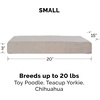 image:imageFurhaven Replacement Dog Bed Cover WaterResistant IndoorOutdoor Logo Print Oxford Polycanvas Mattress Washable  Deep Lagoon Jumbo XLargeSherpa  Suede Clay