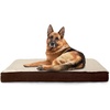 image:imageFurhaven Replacement Dog Bed Cover WaterResistant IndoorOutdoor Logo Print Oxford Polycanvas Mattress Washable  Deep Lagoon Jumbo XLargeSherpa  Suede Navy
