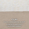 image:imageFurhaven Replacement Dog Bed Cover WaterResistant IndoorOutdoor Logo Print Oxford Polycanvas Mattress Washable  Deep Lagoon Jumbo XLargeSherpa  Suede Clay