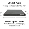 image:imageFurhaven Replacement Dog Bed Cover WaterResistant IndoorOutdoor Logo Print Oxford Polycanvas Mattress Washable  Deep Lagoon Jumbo XLargeStone Gray