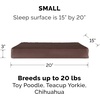 image:imageFurhaven Replacement Dog Bed Cover WaterResistant IndoorOutdoor Logo Print Oxford Polycanvas Mattress Washable  Deep Lagoon Jumbo XLargeTerry  Suede Espresso