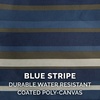 image:imageFurhaven Replacement Dog Bed Cover WaterResistant IndoorOutdoor Logo Print Oxford Polycanvas Mattress Washable  Deep Lagoon Jumbo XLargeWaterResistant Striped Print Blue