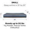 image:imageFurhaven Replacement Dog Bed Cover WaterResistant IndoorOutdoor Logo Print Oxford Polycanvas Mattress Washable  Deep Lagoon Jumbo XLargeWaterResistant Striped Print Blue