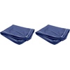image:imageFurhaven Replacement Dog Bed Cover WaterResistant IndoorOutdoor Logo Print Oxford Polycanvas Mattress Washable  Deep Lagoon Jumbo XLargeWaterResistant Solid Polycanvas Blue