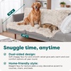 image:imageFurhaven Waterproof Throw Blanket for Dogs amp Indoor Cats Washable  Shaggy Plush Calming Long Faux Fur amp Velvet Dog Blanket  Mist Gray LargeDriftwood