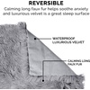image:imageFurhaven Waterproof Throw Blanket for Dogs amp Indoor Cats Washable  Shaggy Plush Calming Long Faux Fur amp Velvet Dog Blanket  Mist Gray LargeGray