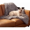 image:imageFurhaven Waterproof Throw Blanket for Dogs amp Indoor Cats Washable  Shaggy Plush Calming Long Faux Fur amp Velvet Dog Blanket  Mist Gray LargeGray