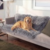 image:imageFurhaven Waterproof Throw Blanket for Dogs amp Indoor Cats Washable  Shaggy Plush Calming Long Faux Fur amp Velvet Dog Blanket  Mist Gray LargeGray