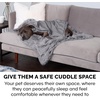 image:imageFurhaven Waterproof Throw Blanket for Dogs amp Indoor Cats Washable  Shaggy Plush Calming Long Faux Fur amp Velvet Dog Blanket  Mist Gray LargeGray