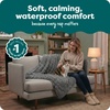 image:imageFurhaven Waterproof Throw Blanket for Dogs amp Indoor Cats Washable  Shaggy Plush Calming Long Faux Fur amp Velvet Dog Blanket  Mist Gray LargeGray