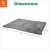 image:imageFurhaven Waterproof Throw Blanket for Dogs amp Indoor Cats Washable  Shaggy Plush Calming Long Faux Fur amp Velvet Dog Blanket  Mist Gray LargeGray