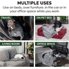 image:imageFurhaven Waterproof Throw Blanket for Dogs amp Indoor Cats Washable  Shaggy Plush Calming Long Faux Fur amp Velvet Dog Blanket  Mist Gray LargeGray