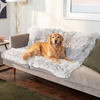 image:imageFurhaven Waterproof Throw Blanket for Dogs amp Indoor Cats Washable  Shaggy Plush Calming Long Faux Fur amp Velvet Dog Blanket  Mist Gray LargeMist Gray