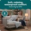 image:imageFurhaven Waterproof Throw Blanket for Dogs amp Indoor Cats Washable  Shaggy Plush Calming Long Faux Fur amp Velvet Dog Blanket  Mist Gray LargeMist Gray