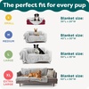 image:imageFurhaven Waterproof Throw Blanket for Dogs amp Indoor Cats Washable  Shaggy Plush Calming Long Faux Fur amp Velvet Dog Blanket  Mist Gray LargeMist Gray
