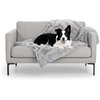 image:imageFurhaven Waterproof Throw Blanket for Dogs amp Indoor Cats Washable  Shaggy Plush Calming Long Faux Fur amp Velvet Dog Blanket  Mist Gray LargeMist Gray