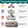 image:imageFurhaven Waterproof Throw Blanket for Dogs amp Indoor Cats Washable  Shaggy Plush Calming Long Faux Fur amp Velvet Dog Blanket  Mist Gray LargeMist Gray