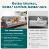 image:imageFurhaven Waterproof Throw Blanket for Dogs amp Indoor Cats Washable  Shaggy Plush Calming Long Faux Fur amp Velvet Dog Blanket  Mist Gray LargeMist Gray