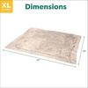 image:imageFurhaven Waterproof Throw Blanket for Dogs amp Indoor Cats Washable  Shaggy Plush Calming Long Faux Fur amp Velvet Dog Blanket  Mist Gray LargeTaupe