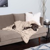 image:imageFurhaven Waterproof Throw Blanket for Dogs amp Indoor Cats Washable  Shaggy Plush Calming Long Faux Fur amp Velvet Dog Blanket  Mist Gray LargeTaupe