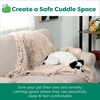 image:imageFurhaven Waterproof Throw Blanket for Dogs amp Indoor Cats Washable  Shaggy Plush Calming Long Faux Fur amp Velvet Dog Blanket  Mist Gray LargeTaupe