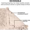 image:imageFurhaven Waterproof Throw Blanket for Dogs amp Indoor Cats Washable  Shaggy Plush Calming Long Faux Fur amp Velvet Dog Blanket  Mist Gray LargeTaupe