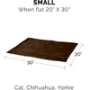 image:imageFurhaven Waterproof Throw Blanket for Dogs amp Indoor Cats Washable  TwoTone Luxe Velvet Dog Blanket  Celadon Green MediumBrownstone