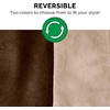 image:imageFurhaven Waterproof Throw Blanket for Dogs amp Indoor Cats Washable  TwoTone Luxe Velvet Dog Blanket  Celadon Green MediumBrownstone