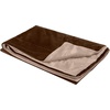 image:imageFurhaven Waterproof Throw Blanket for Dogs amp Indoor Cats Washable  TwoTone Luxe Velvet Dog Blanket  Celadon Green MediumBrownstone