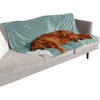 image:imageFurhaven Waterproof Throw Blanket for Dogs amp Indoor Cats Washable  TwoTone Luxe Velvet Dog Blanket  Celadon Green MediumCeladon Green