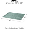image:imageFurhaven Waterproof Throw Blanket for Dogs amp Indoor Cats Washable  TwoTone Luxe Velvet Dog Blanket  Celadon Green MediumCeladon Green