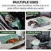 image:imageFurhaven Waterproof Throw Blanket for Dogs amp Indoor Cats Washable  TwoTone Luxe Velvet Dog Blanket  Celadon Green MediumCeladon Green