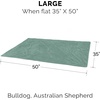 image:imageFurhaven Waterproof Throw Blanket for Dogs amp Indoor Cats Washable  TwoTone Luxe Velvet Dog Blanket  Celadon Green MediumCeladon Green