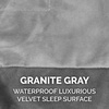 image:imageFurhaven Waterproof Throw Blanket for Dogs amp Indoor Cats Washable  TwoTone Luxe Velvet Dog Blanket  Celadon Green MediumGranite Gray