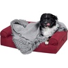 image:imageFurhaven Waterproof Throw Blanket for Dogs amp Indoor Cats Washable  Shaggy Plush Calming Long Faux Fur amp Velvet Dog Blanket  Mist Gray LargeGray