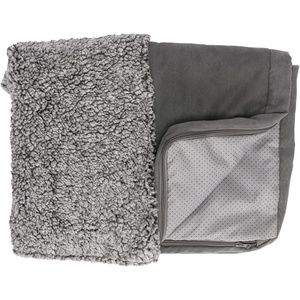 image:imageFurHaven Dog Bed Cover Replacement SofaStyle Design with Soft Breathable Fabric for Cozy Comfort Machine Washable Large Plush amp Velvet Granite GrayBlanket Top  Berber  Suede Gray