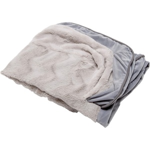 image:imageFurHaven Dog Bed Cover Replacement SofaStyle Design with Soft Breathable Fabric for Cozy Comfort Machine Washable Large Plush amp Velvet Granite GrayGranite Gray
