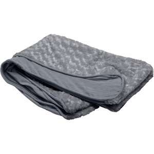 image:imageFurHaven Replacement Dog Bed Cover Contour Luxe Lounger Design Soft amp Breathable Fabric for Cozy Comfort Machine Washable Jumbo XL Ultra Plush Faux Fur amp Suede ChocolateUltra Plush Gray