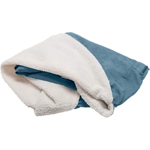 image:imageFurHaven Replacement Dog Bed Cover for Sherpa amp Suede Snuggery Fits Cool GelTop Foam Beds amp Solid Orthopedic Foam Beds Machine Washable Jumbo XL 44 inch GrayFaux Lambswool  Suede Blue